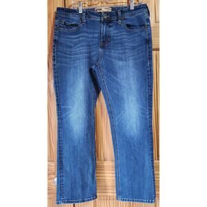 Seven7 Men’s Straight‎ Fit Jeans W34 L30 Medium Wash Stretch Denim